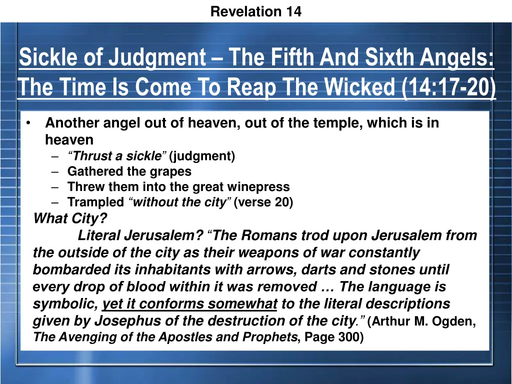 revelation 14 14