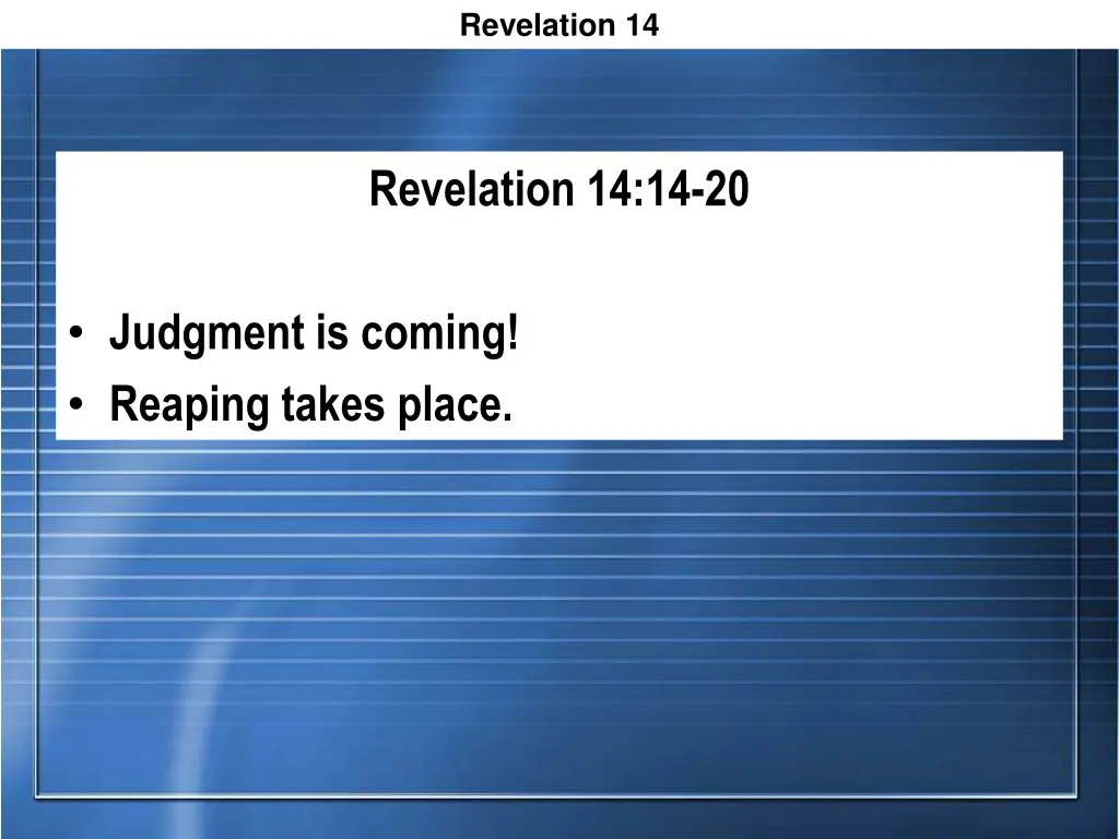 revelation 14 3