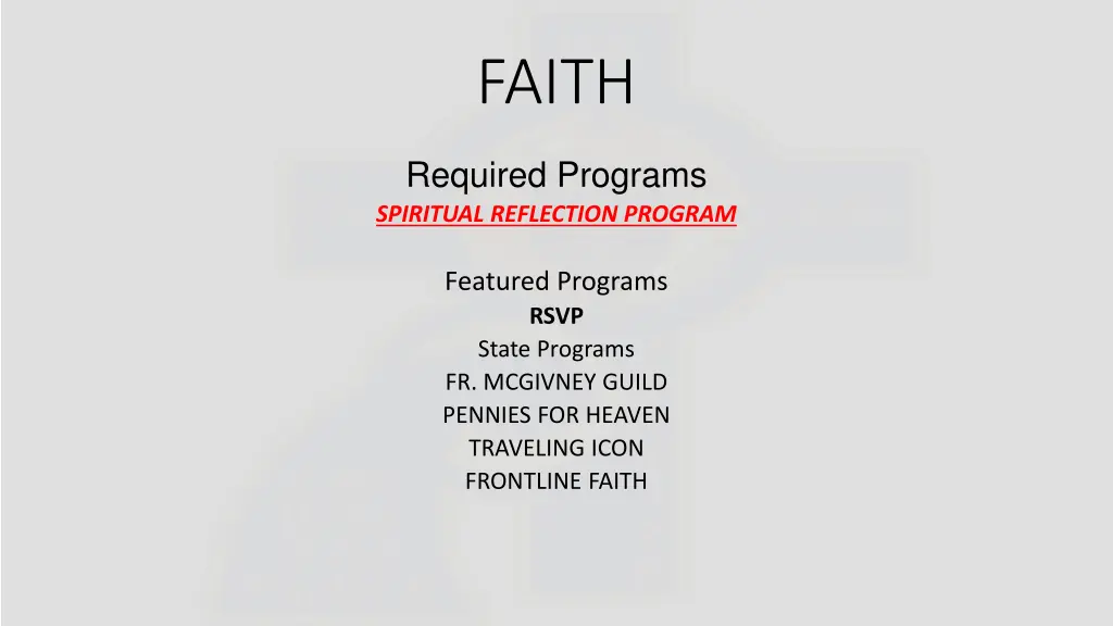 faith