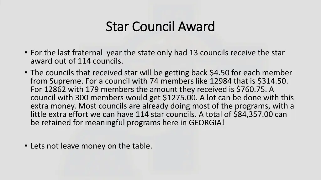 star council award star council award 1