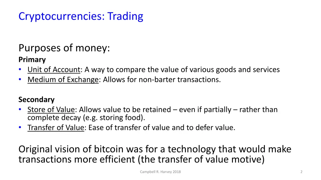 cryptocurrencies trading