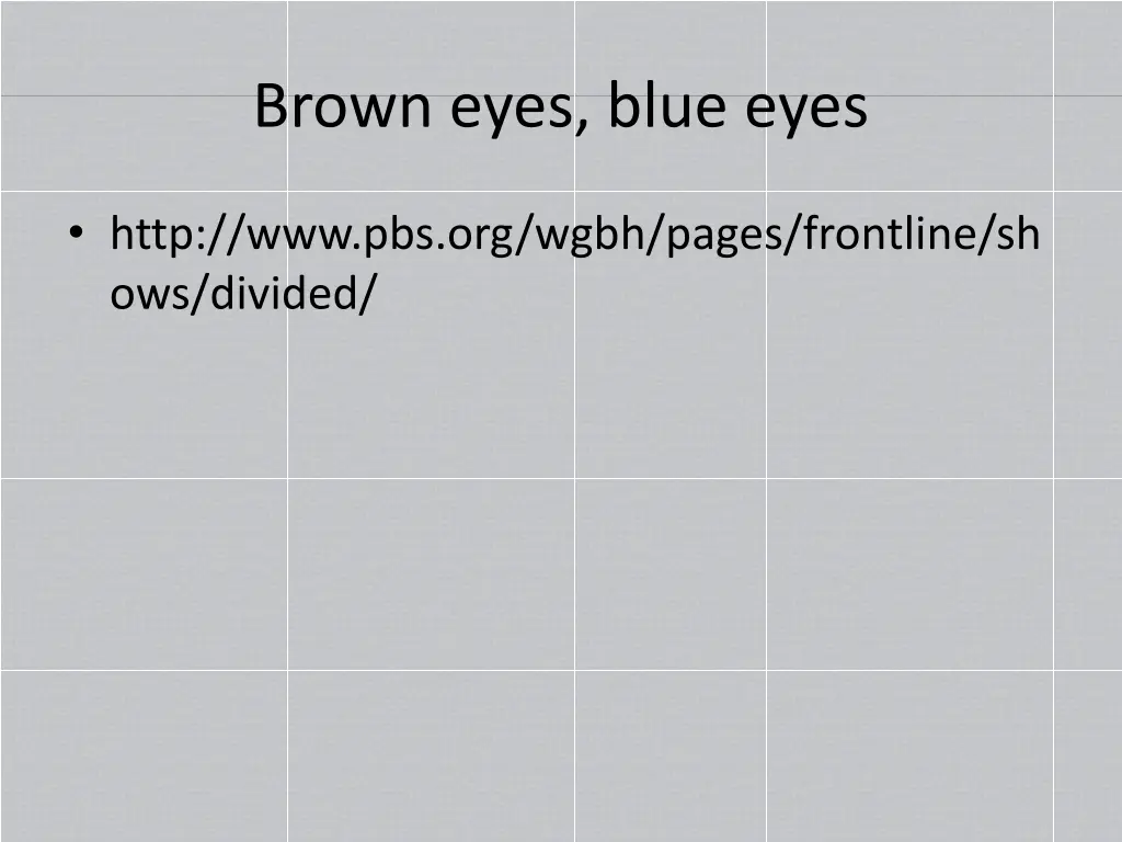 brown eyes blue eyes