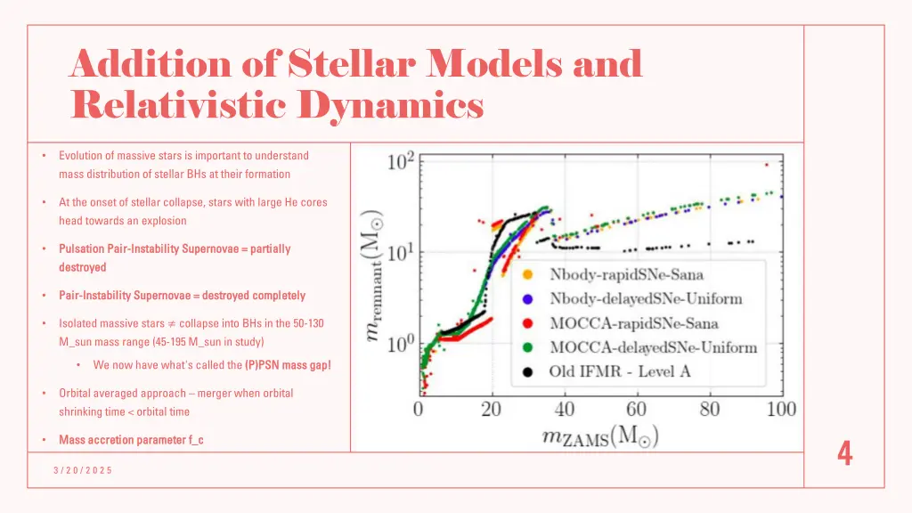 addition of stellar models and relativistic