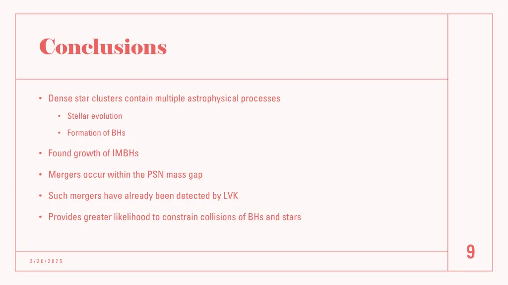 conclusions