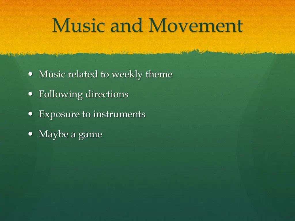 music and movement