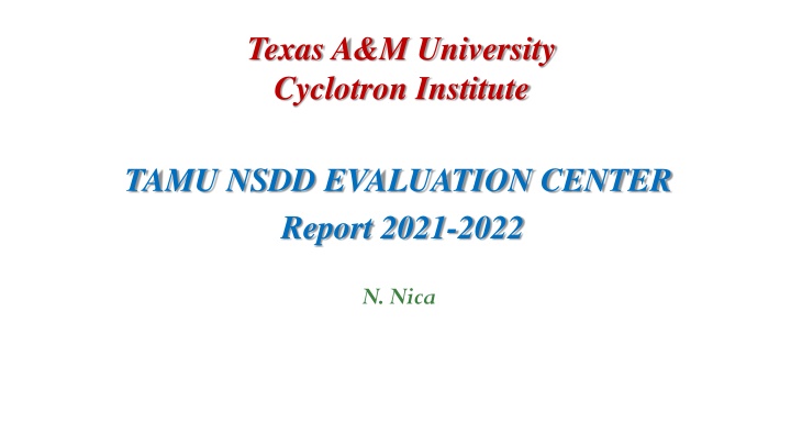 texas a m university cyclotron institute