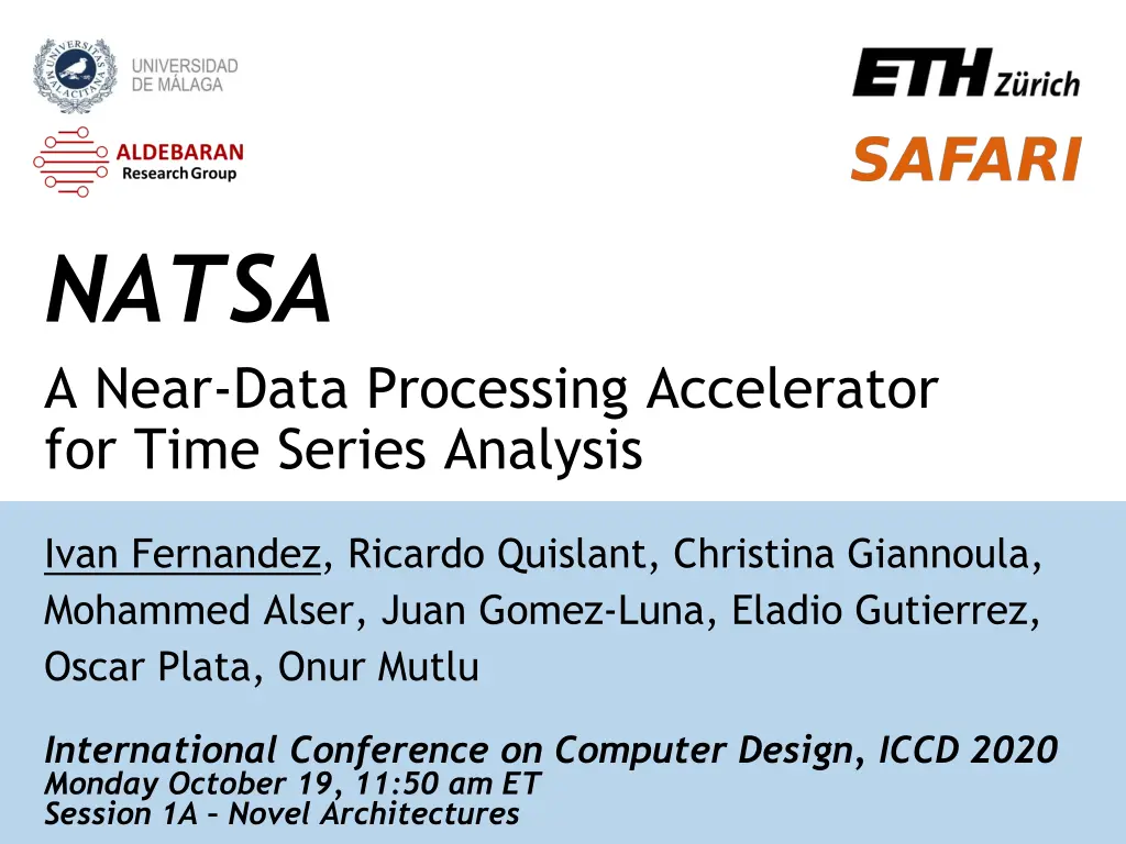 natsa a near data processing accelerator for time 1