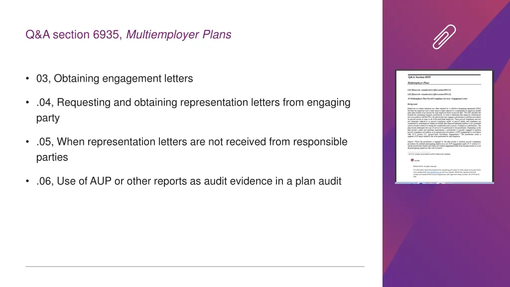 q a section 6935 multiemployer plans