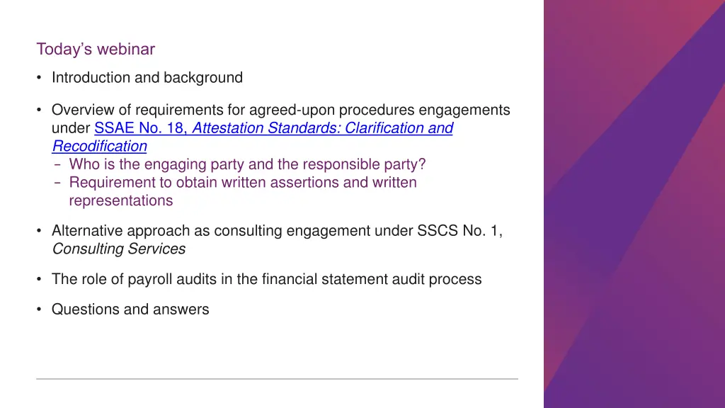 today s webinar