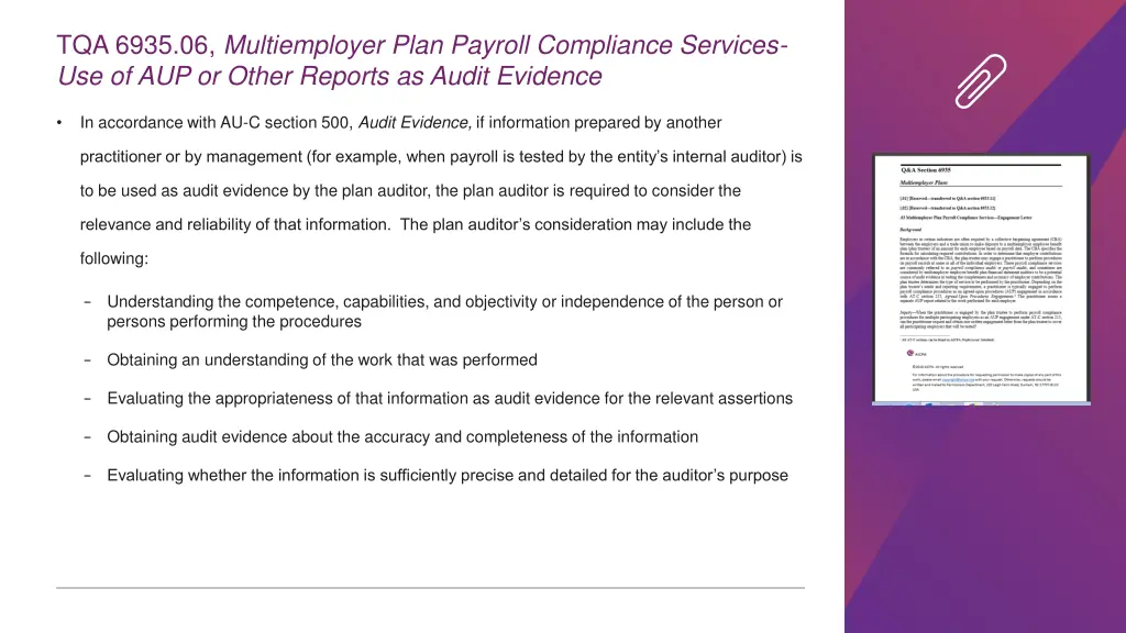 tqa 6935 06 multiemployer plan payroll compliance 1