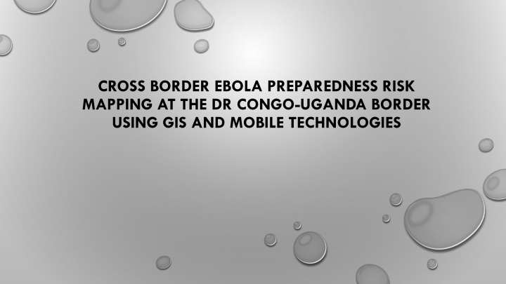 cross border ebola preparedness risk mapping