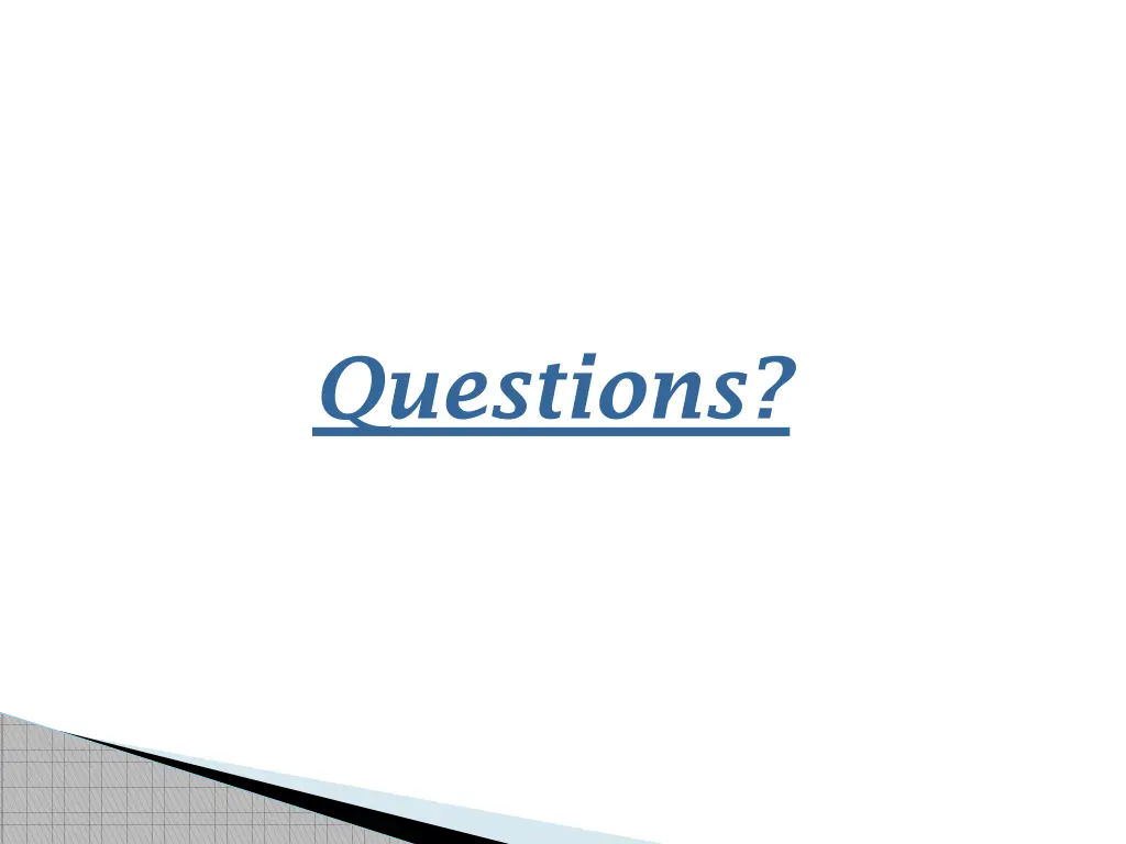 questions