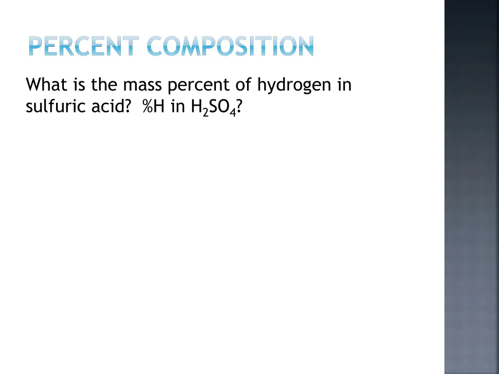 percent composition 2