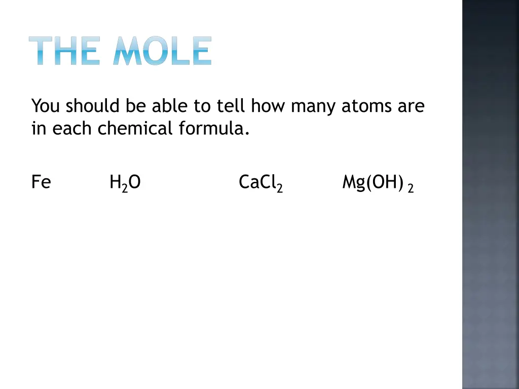 the mole 1