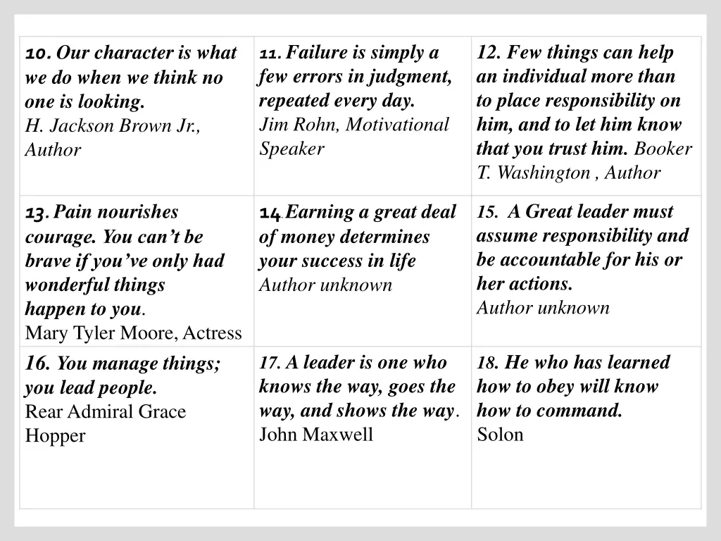 11 failure is simply a few errors in judgment