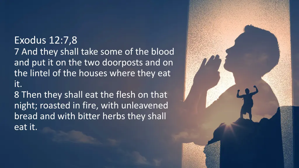 exodus 12 7 8 7 and they shall take some