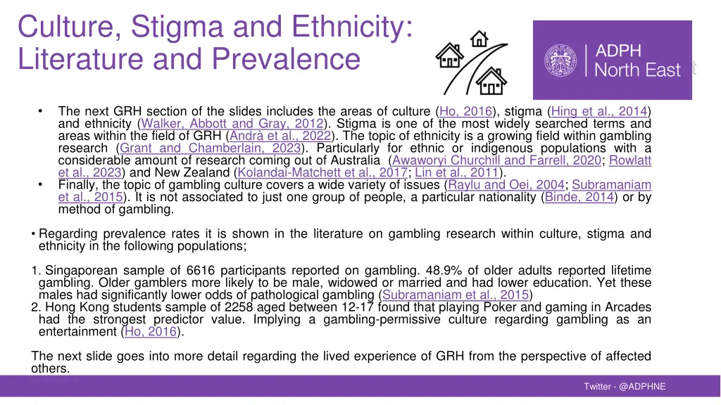 culture stigma and ethnicity literature