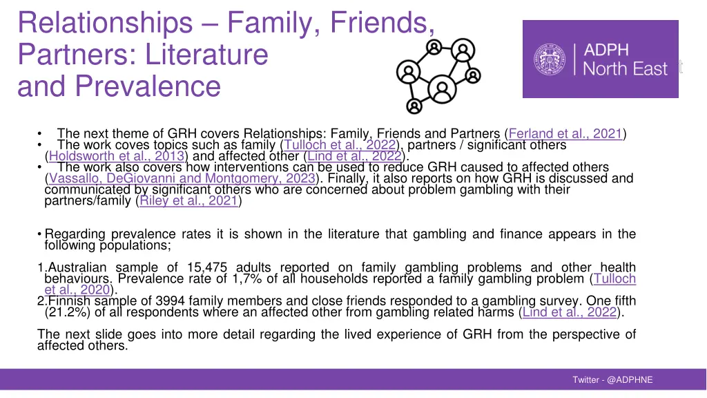 relationships family friends partners literature