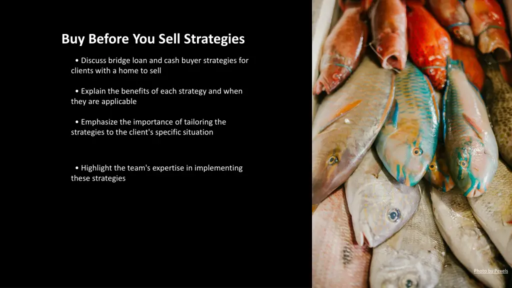 buy before you sell strategies
