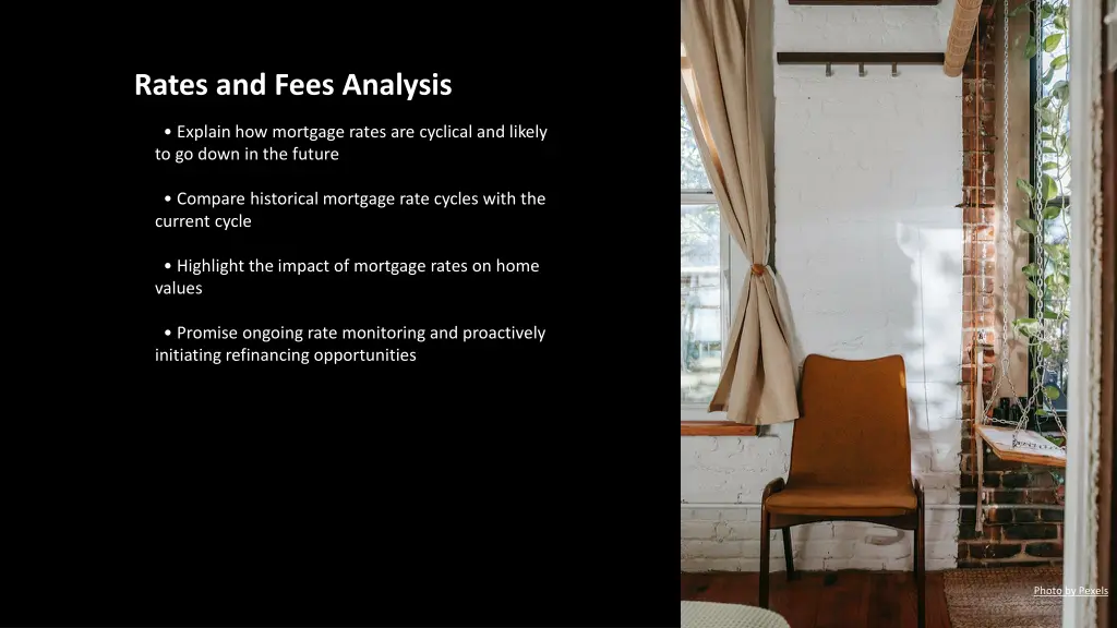 rates and fees analysis