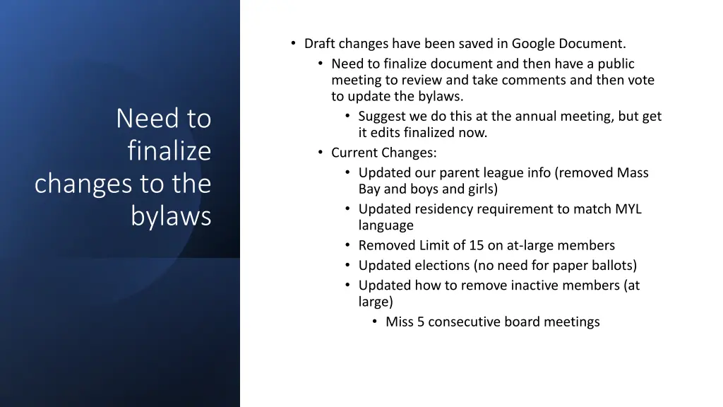 draft changes have been saved in google document