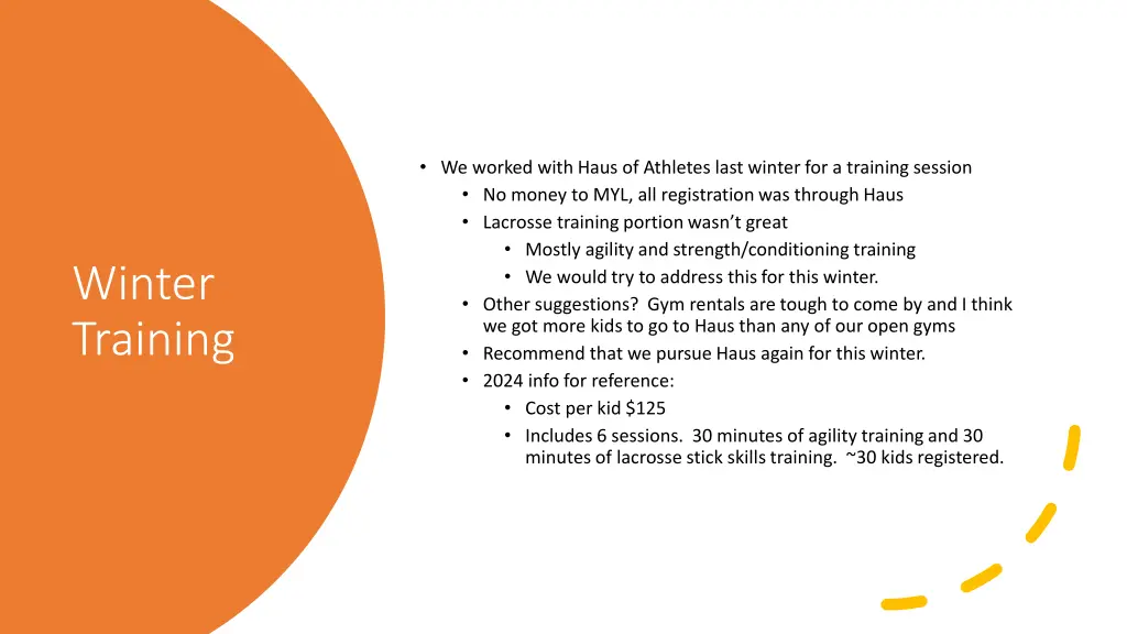 we worked with haus of athletes last winter