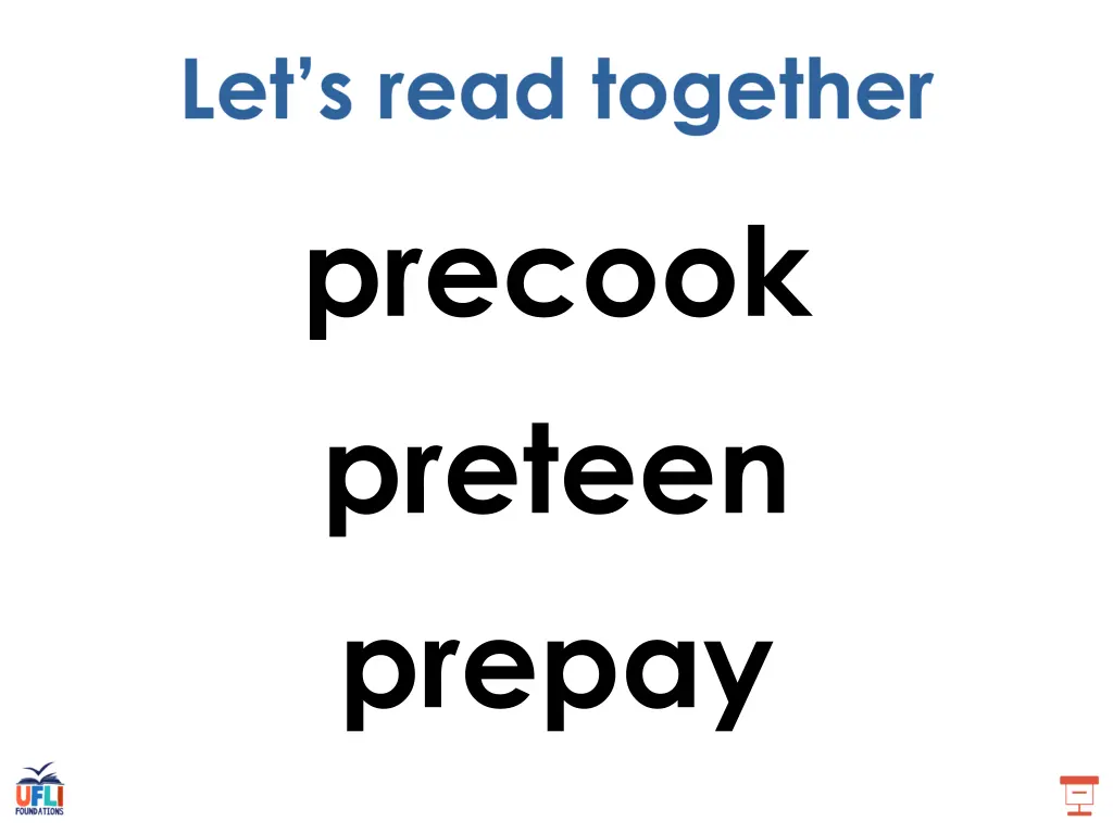 precook preteen prepay