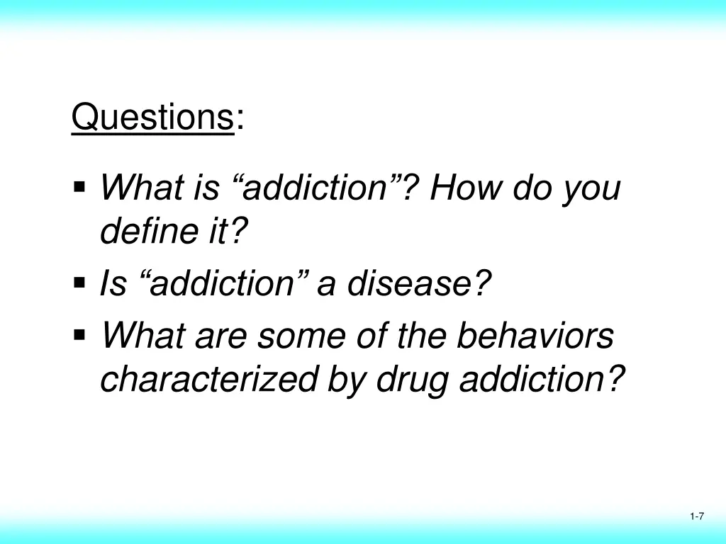 questions