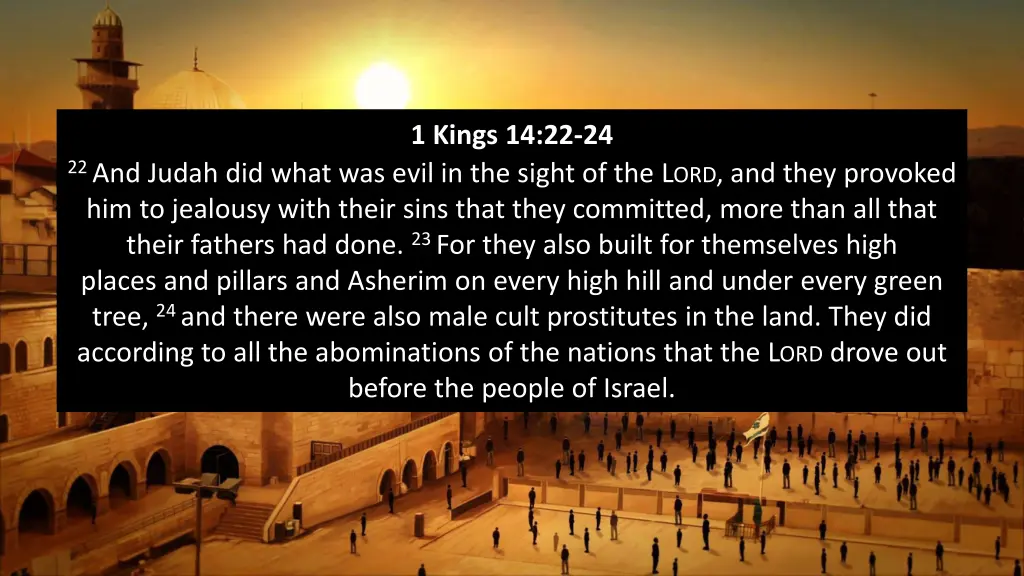 1 kings 14 22 24