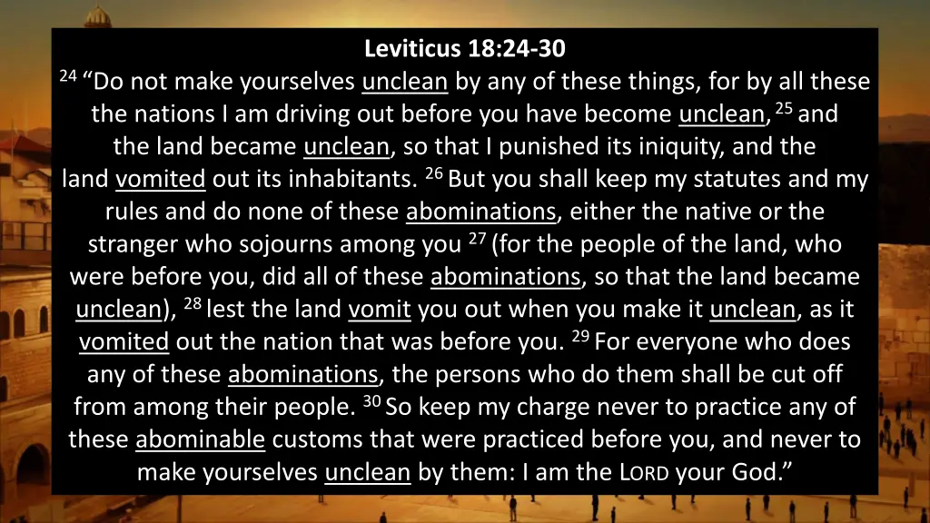leviticus 18 24 30