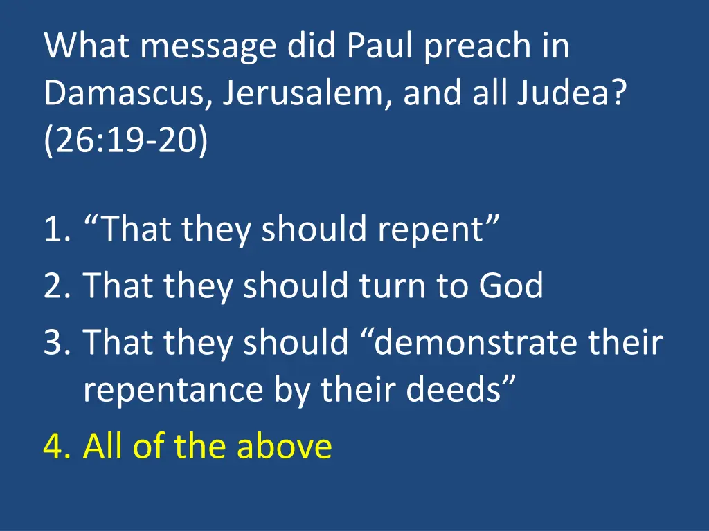 what message did paul preach in damascus 1
