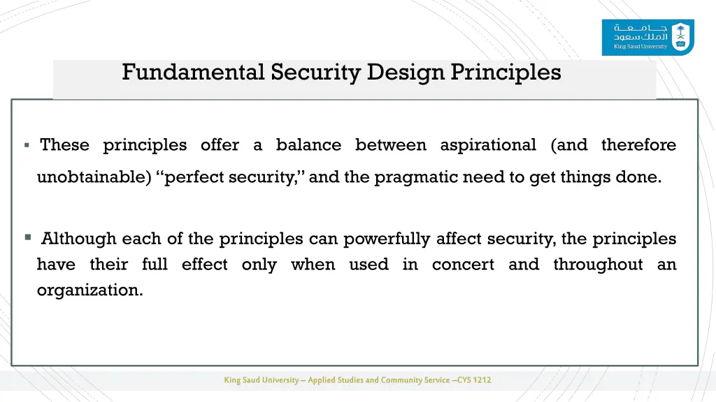 fundamental security design principles