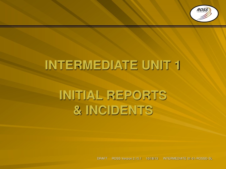 intermediate unit 1
