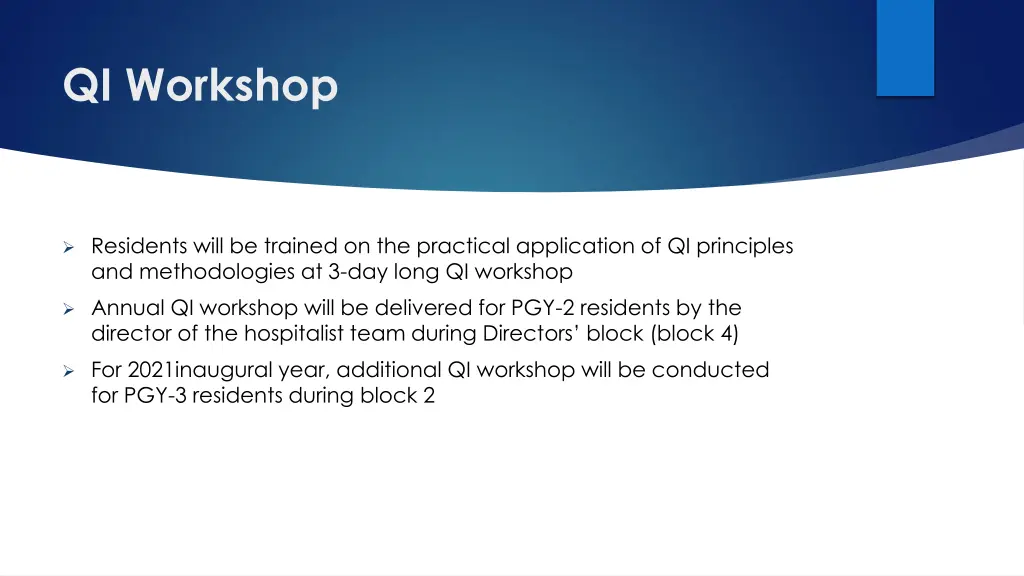 qi workshop