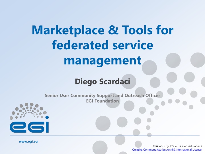 marketplace tools for federated service management