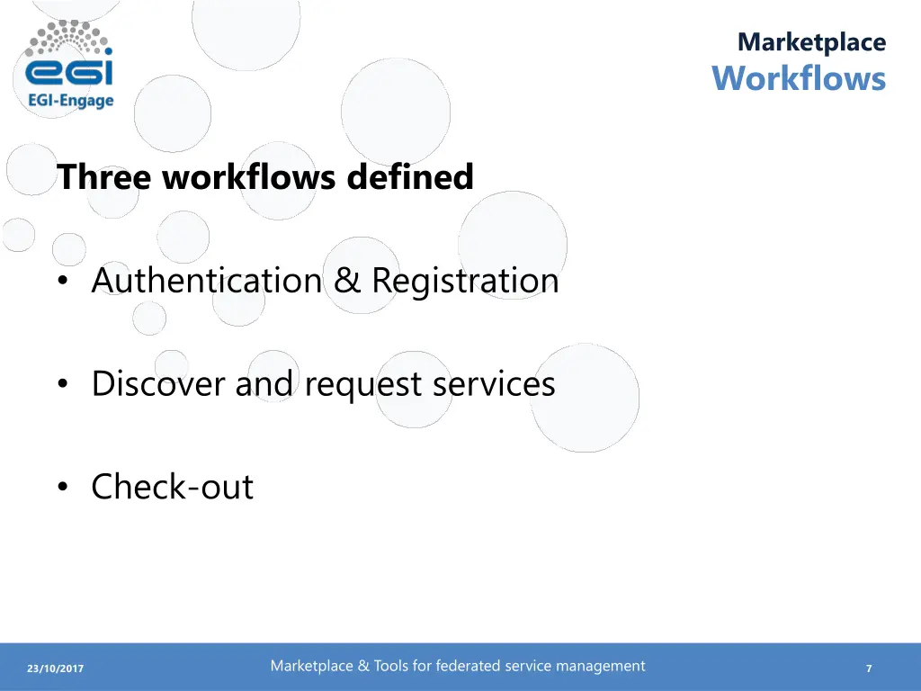 marketplace workflows