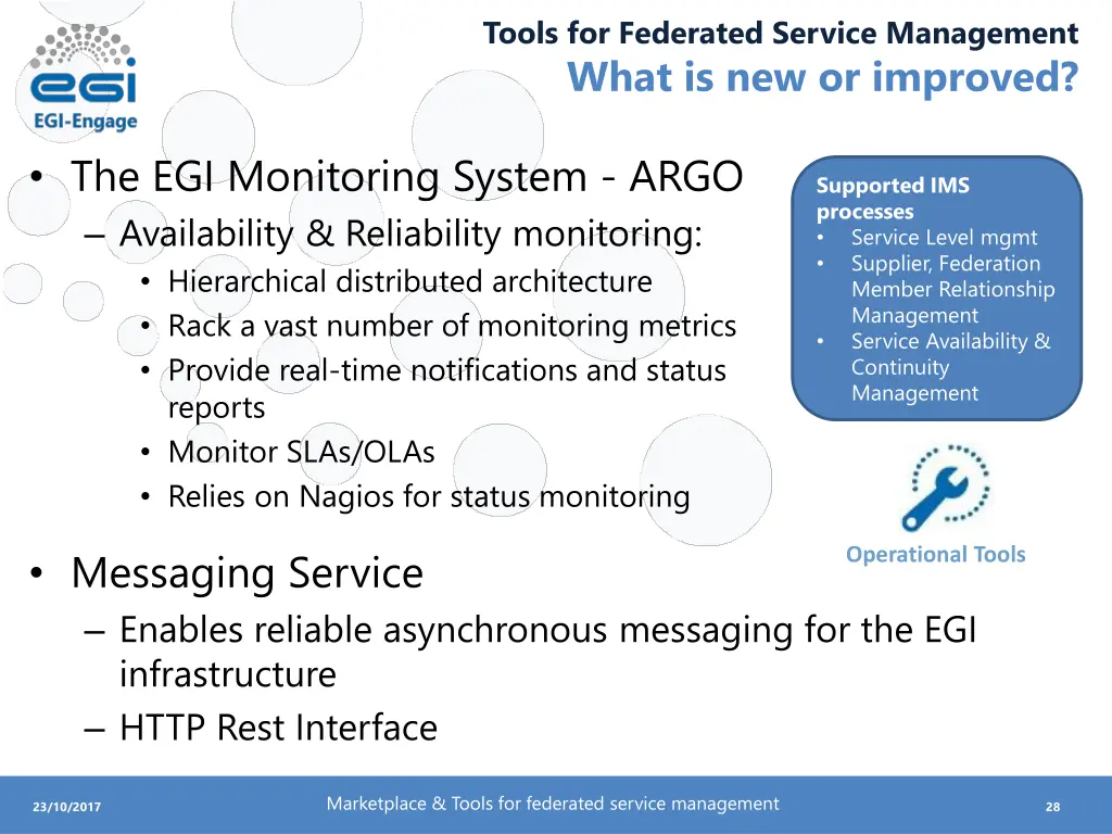 tools for federated service management what 1
