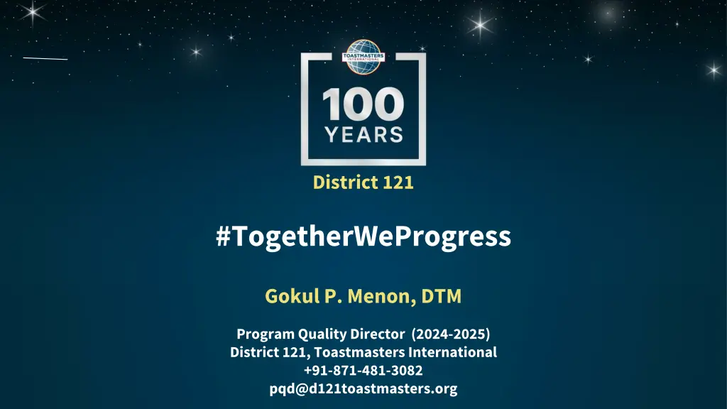 district 121 1