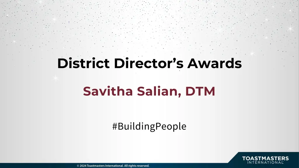 district director s awards