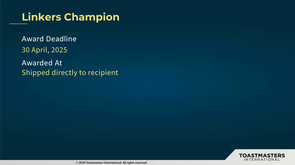 linkers champion 1