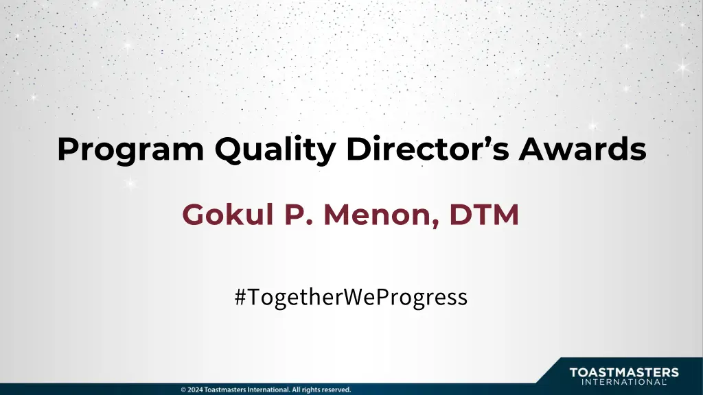 program quality director s awards