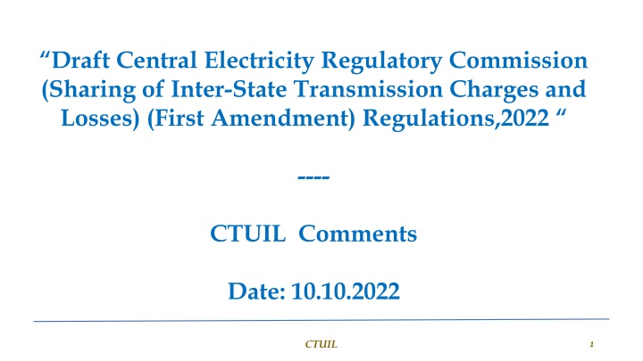 draft central electricity regulatory commission