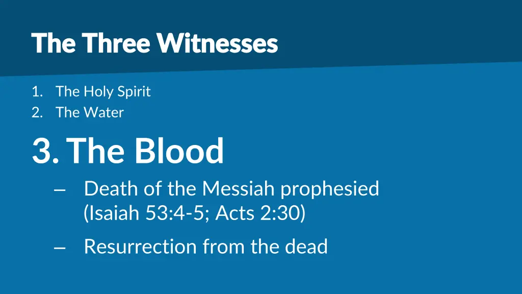 the three witnesses the three witnesses 2