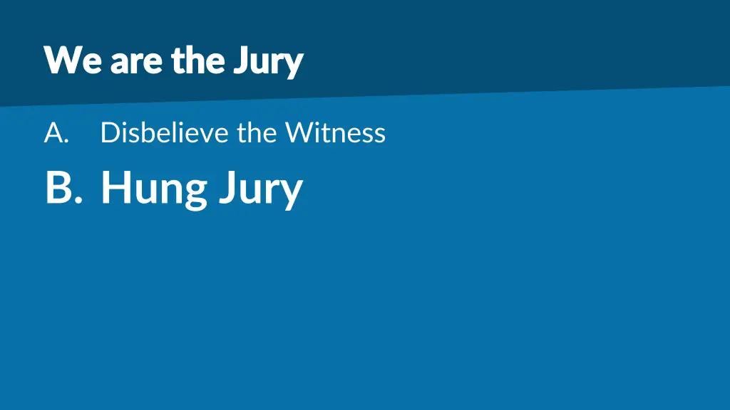 we are the jury we are the jury 1