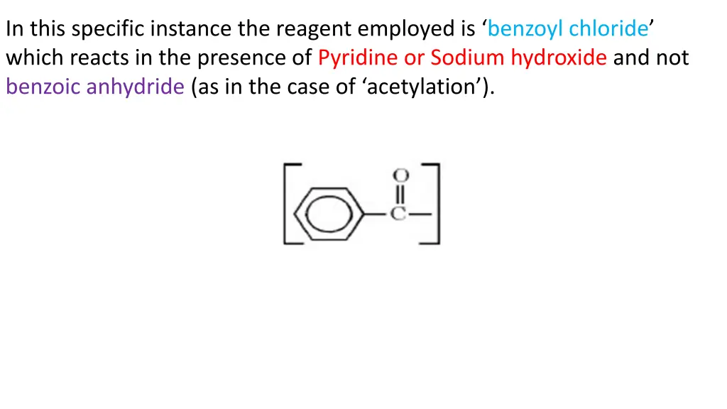 in this specific instance the reagent employed