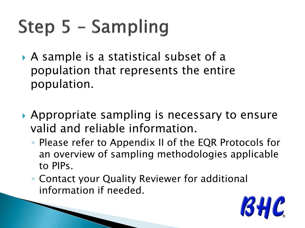 a sample is a statistical subset of a population