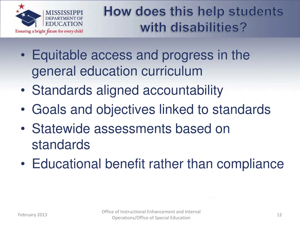 how does this help students with disabilities