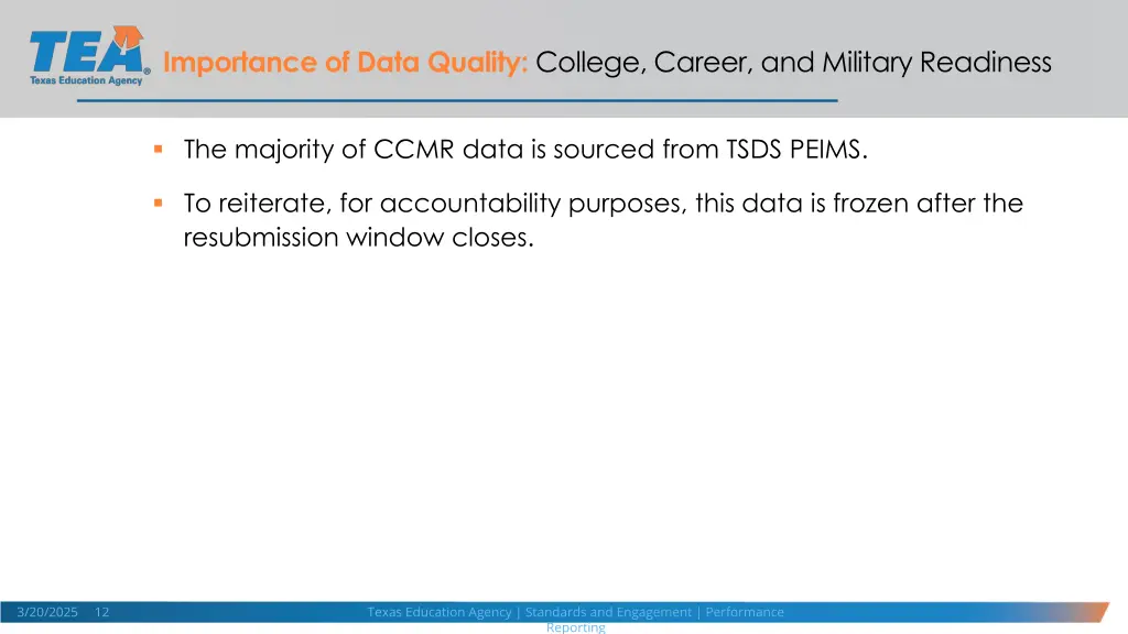 importance of data quality college career