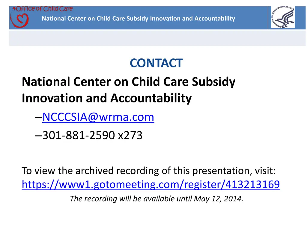 national center on child care subsidy innovation 12