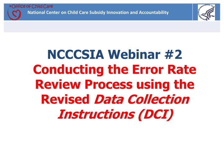 national center on child care subsidy innovation